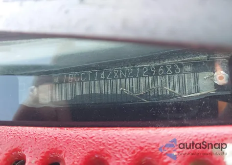 1992 Chevrolet S Truck S10 из США, поврежденный, VIN 1GCCT14Z8N2129683